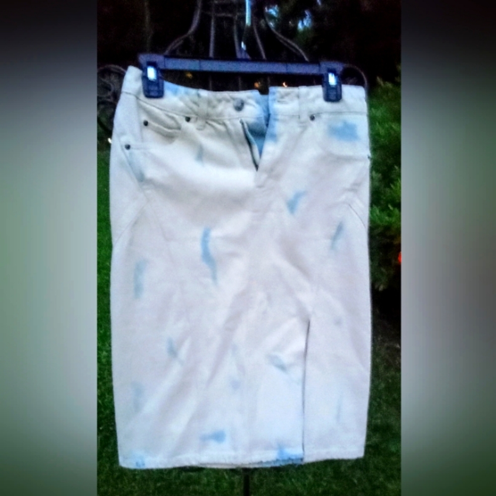 Future Collective Midi Denim Skirt